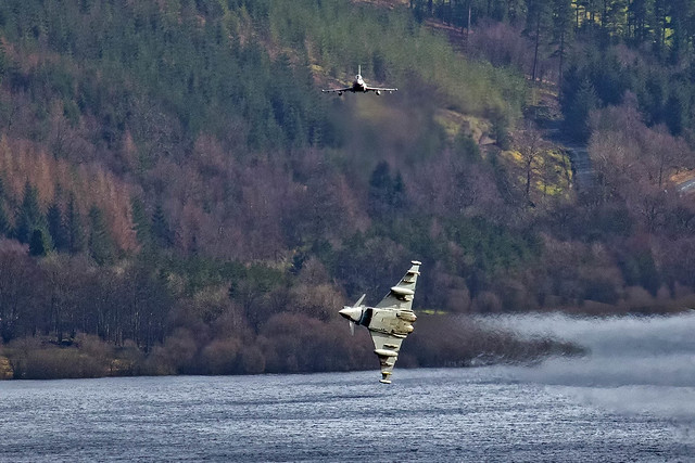 A pair of RAF Typhoons, LFA17, 16/3/20