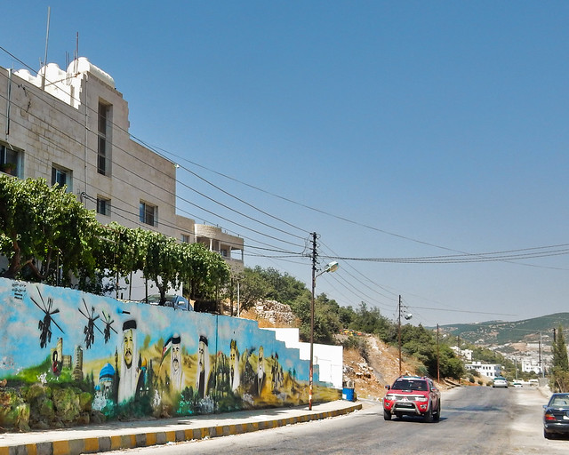 Jordan, Al Husn - Nationalistic mural - July 2017
