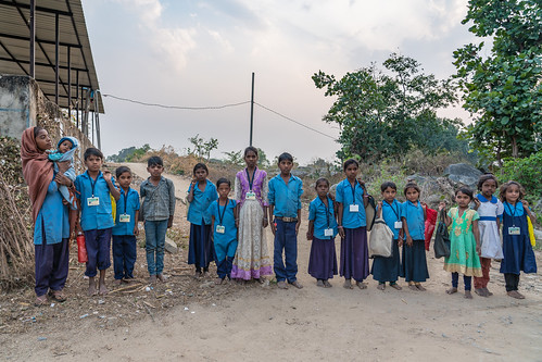 gujarat school tribal children india khedbrahma