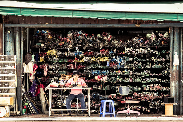 Shop seller, Bangkok