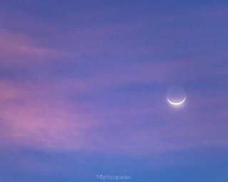 Mercury and the Moon and the Morning Light