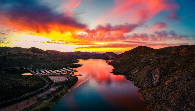 Canyon Lake Sunset