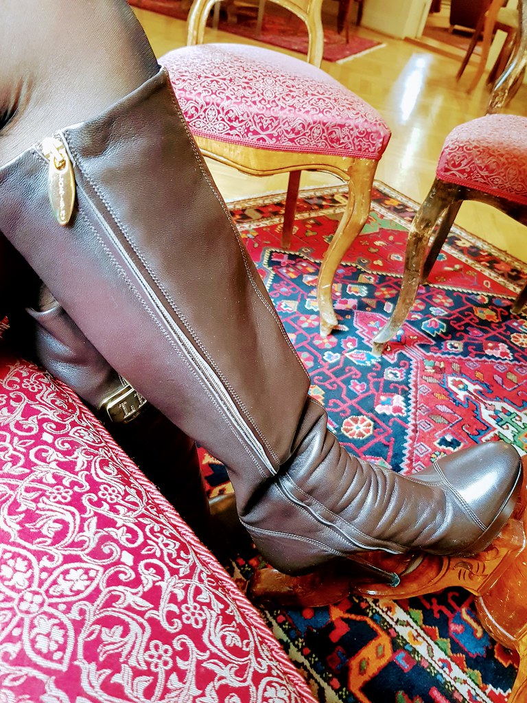 Loriblu boots | Dark brown with Swarovski logo | Dressage Mistress | Flickr