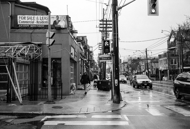 Corner of Elmer and Queen St. East March 2020