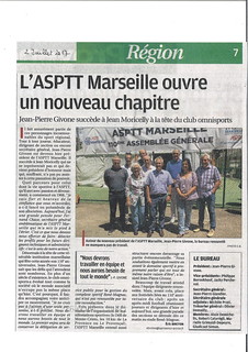L'ASPTT Marseille ouvre un nouveau chapitre