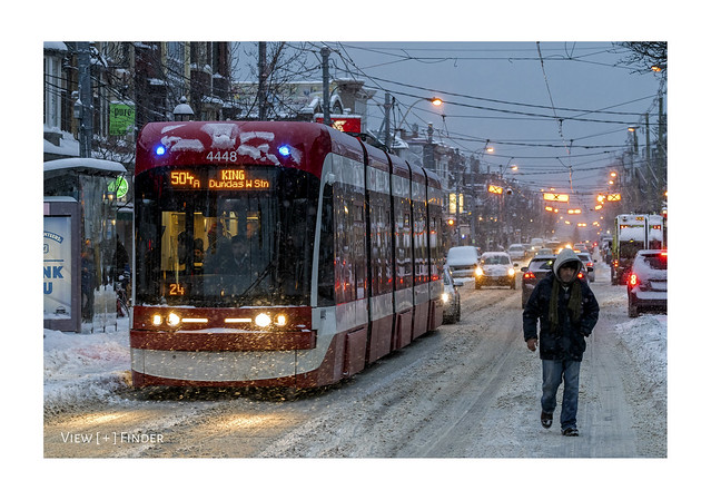 The 504A in a February snowstorm