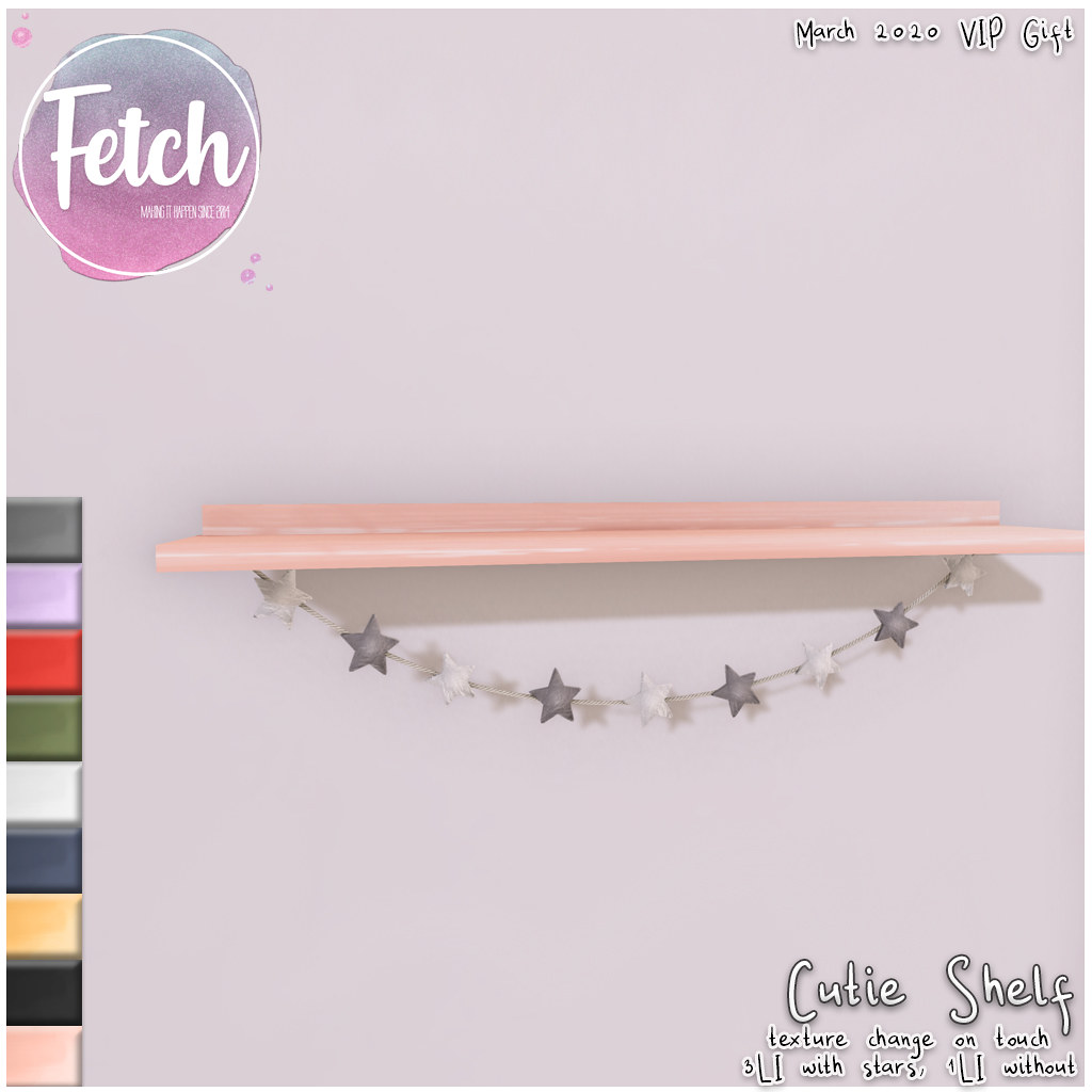 [Fetch] Cutie Shelf – VIP Gift March 2020