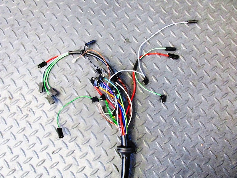 Euro MotoElectrics Main Wiring Harness Wires That Go Inside Headlight Shell
