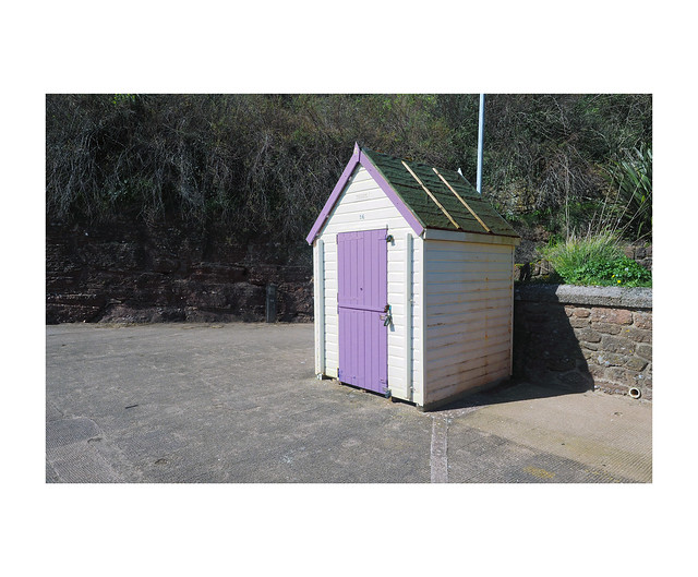 self-isolating beach hut