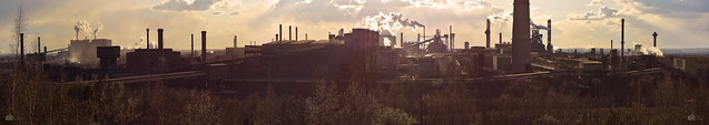 Industrial trails - Dąbrowa Górnicza panorama
