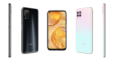 The Huawei nova 7i Android smartphone is available in Singapore in Midnight Black and Sakura Pink.