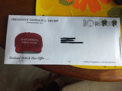 Junk mail: President Trump re-election campaign fundraising mailer