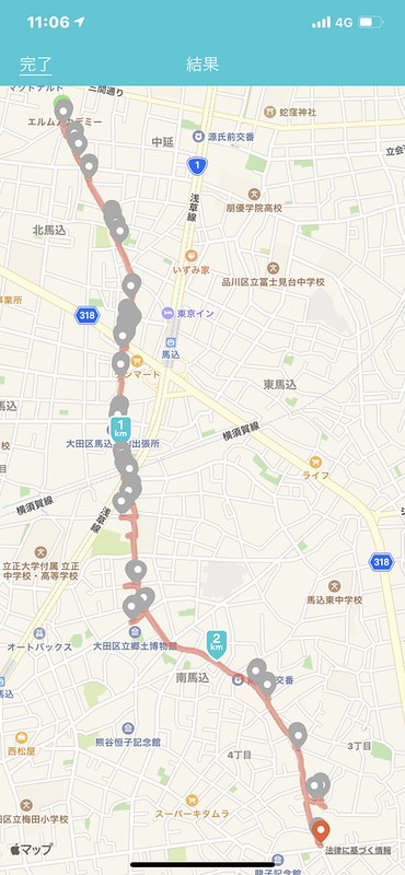 54東京いい道しぶい道仲通り 馬込三本松通りルート