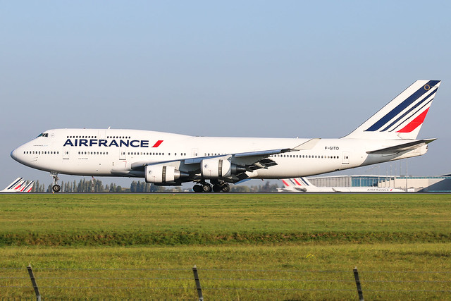 B747-400 / Air France / F-GITD