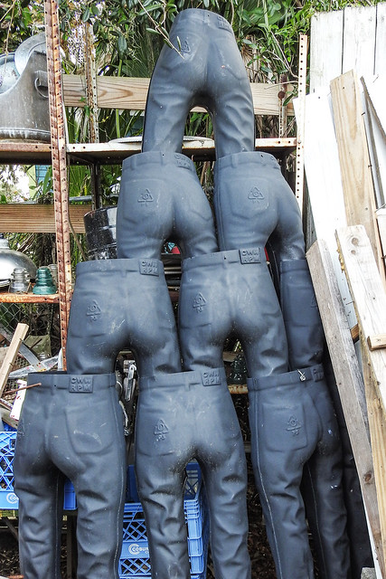 jeans display / sculpture;