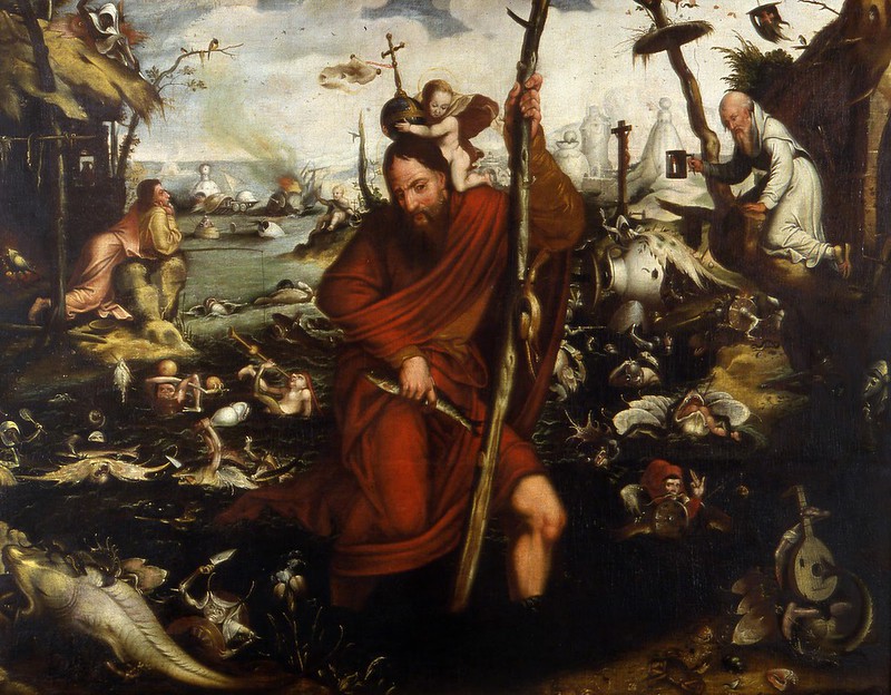 Attributed to Pieter Huys - Saint Christopher, 1584