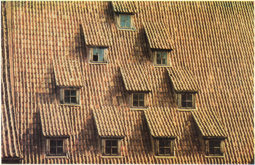 Крыши старинных домов