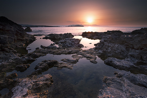 chania neachora crete sunset landscape travel greece sun summer sea water mediterranean kolposchanion