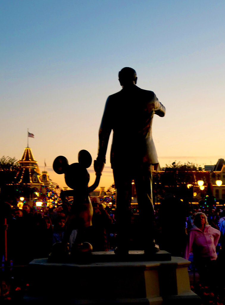 Walt Disney & Friend