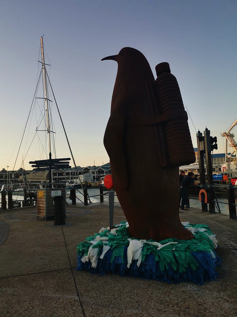 Penguin sculpture at V&A Waterfront
