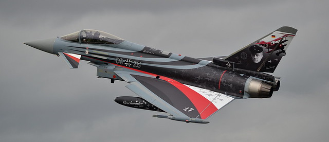 Eurofighter EF2000 30+25 of the German Air force at RIAT 2019