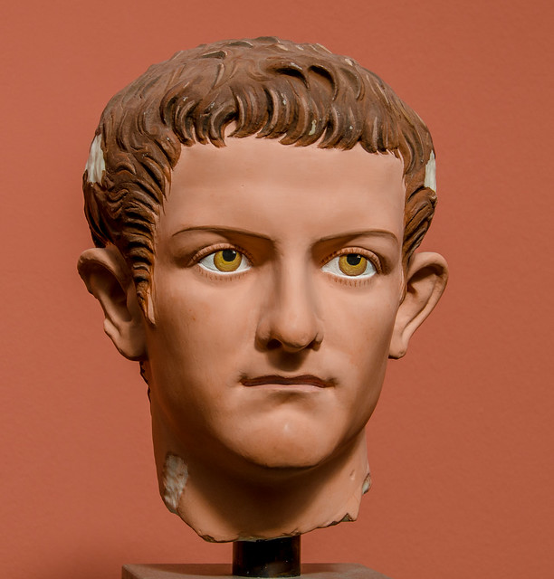 Caligula, Emperor AD 37-41. Reconstruction of the original poluchromy, 2003, Glyptoteket