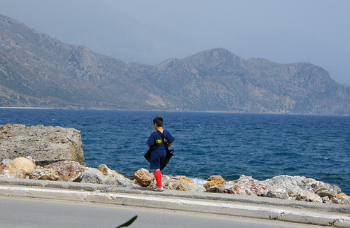 greece crete paleochora eastbay view sea mountains worldtrekker