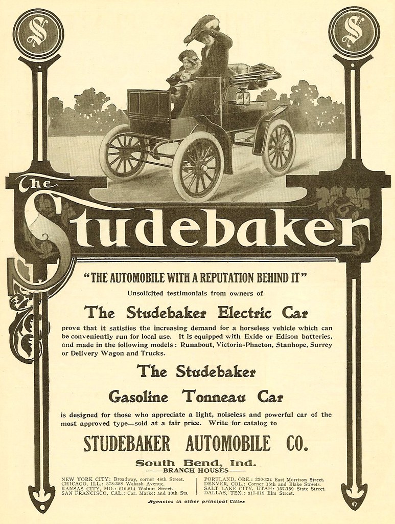 1904 Studebaker Gasoline Tonneau Car