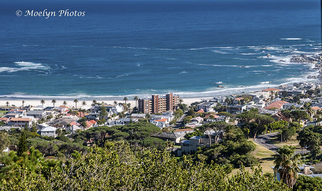 Beach at Camps Bay - High Angle View