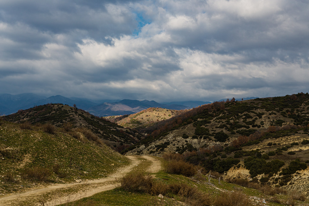 Mountain landscape at the foothills of the Southwestern Pirin mountain range