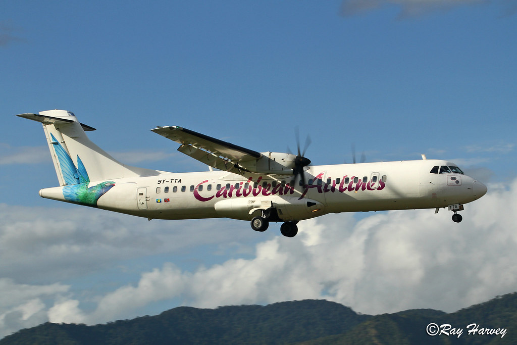 9Y-TTA landing Piarco