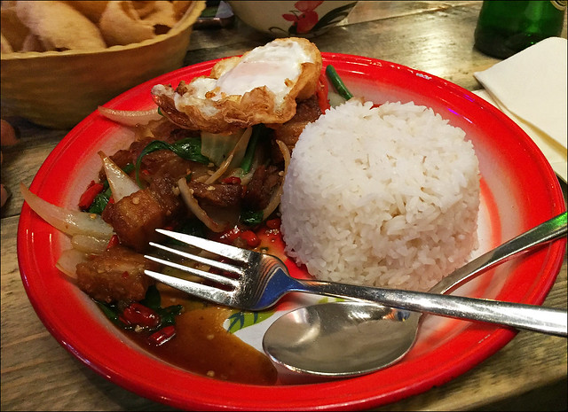 Zaap Thai Restaurant - Gaprao Moo Grob