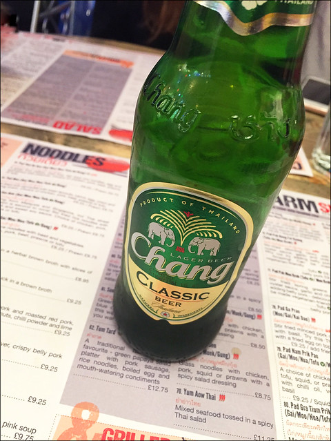 Zaap Thai Restaurant - Chang Beer