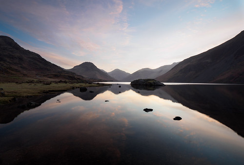westcumbria water wasdale wastwater landscape lakes lakedistrict lake lakesdistrict leicadg818mmf284 sunrise hiresmode highres olympus omd olympusomdem5mkii panasonic alfbranch refelections reflection calmwater stillwater