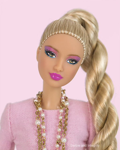 digital pattern barbie dress