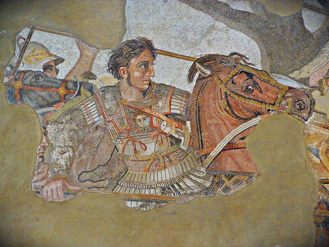 Alejandro Magno, Batalla de Issos. Museo Arqueológico Nacional de Nápoles 🇮🇹