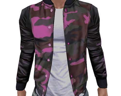 Pink Mixed Camo Jacket (M)