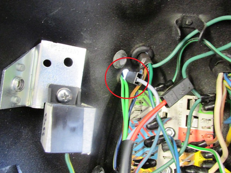 Insert Ignition Switch Wires Through Hole