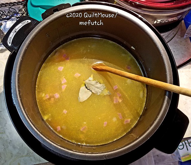2020 March - Comfort Food ready to cook. (Pressure Pot Split Pea Soup)