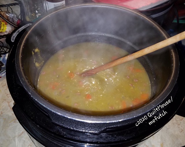 2020 March - Soup's On! Comfort Food (Pressure Pot Split Pea Soup)