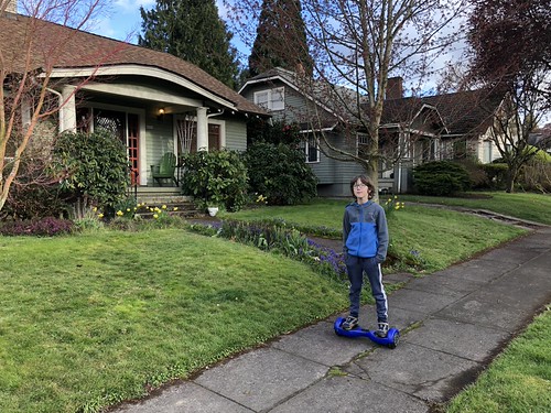 Hoverboard, Overlook neighborhood.  Portland Oregon.  March 31 2020. | by Dan Haneckow