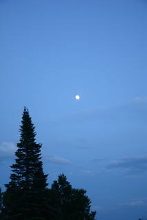 Moon over Minnesota
