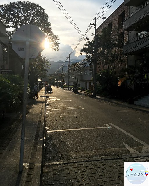 Empty street of Medellín
