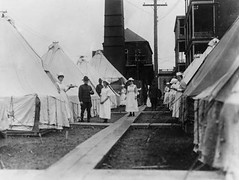 St. Paul's Sanitarium during 1918 flu pandemic