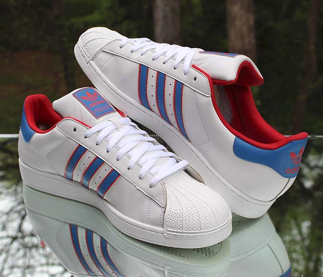 Adidas Originals Superstar II Shell Toe Men's 18 White Red… | Flickr