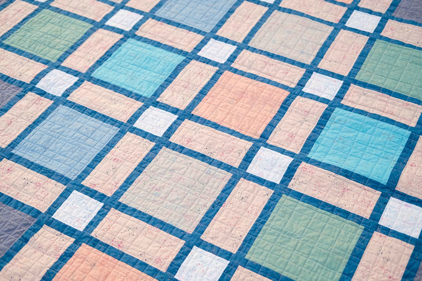The Delilah Quilt Pattern in Speckled - Kitchen Table Quilting