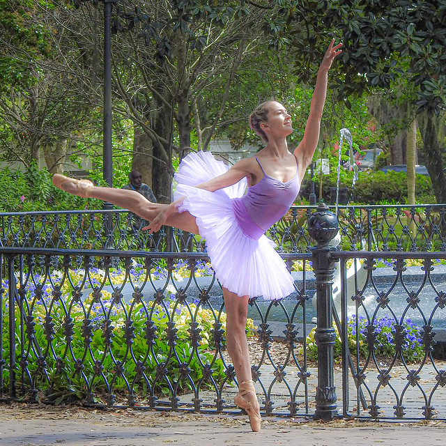 Ballerina / Forsyth Park / Savannah Georgia