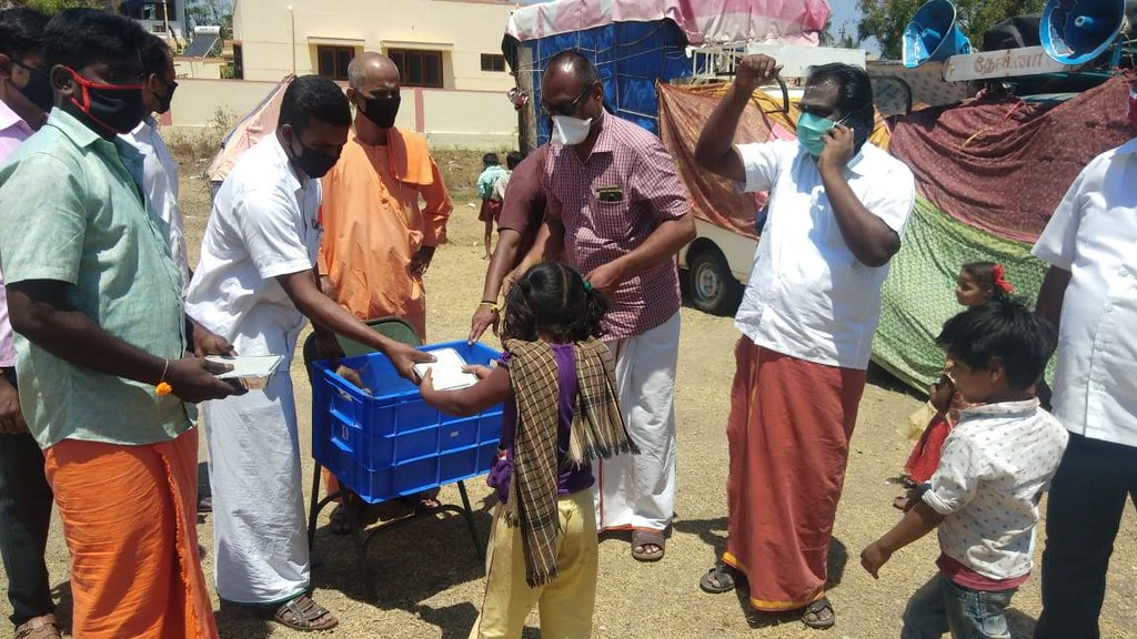 COVID-19 Relief, Ramakrishna Mission, Coimbatore, 1 Apr 2020 (4)