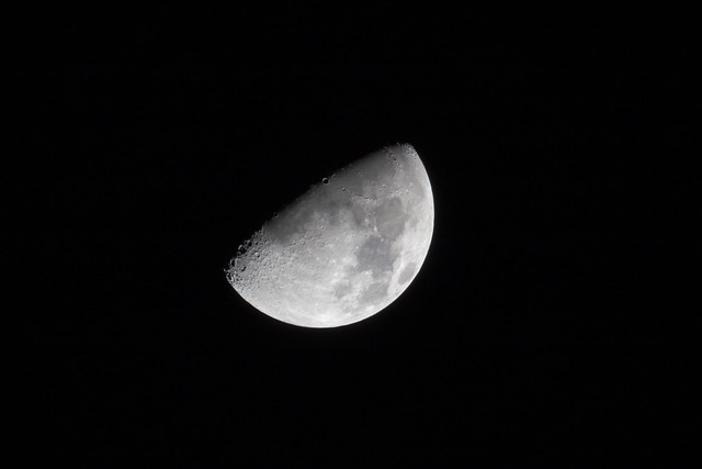 Half moon (Apr. 2, 2020)