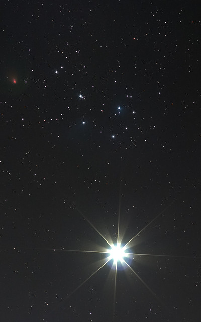 Venus and the Pleiades Cluster [Explored]